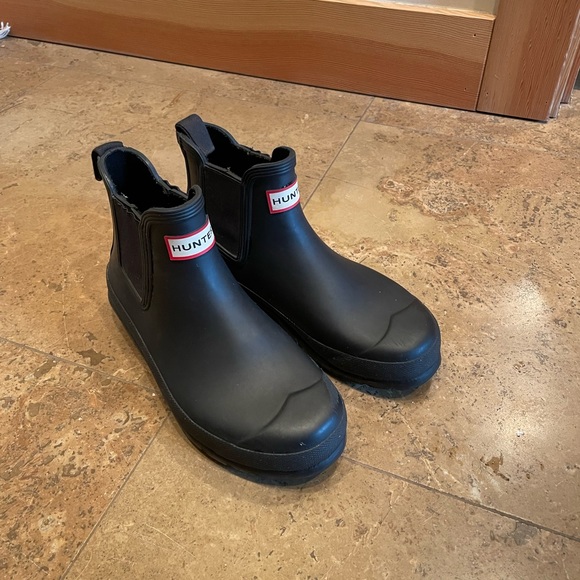 Black hunter low rise boots size 6 - Picture 4 of 5